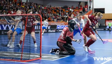 Latvijas florbolistes pasaules čempionātā piedzīvo otro zaudējumu