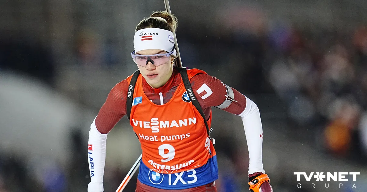 20 gadus vecā Latvijas biatloniste Volfa sasniedz karjeras rekordu