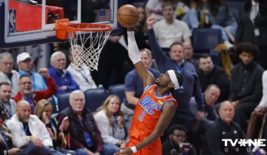 "Thunder" grauj +49 un atkārto "Warriors" NBA rekordu