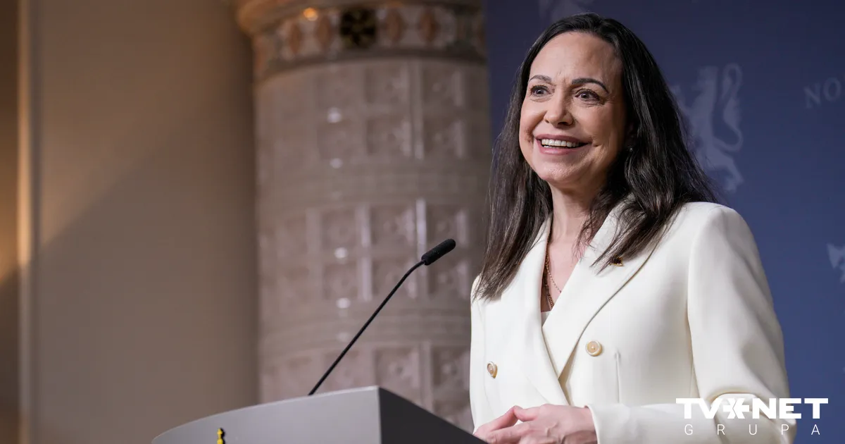 Nobela Miera prēmijas laureāte Mačado sola izbeigt tirāniju Venecuēlā