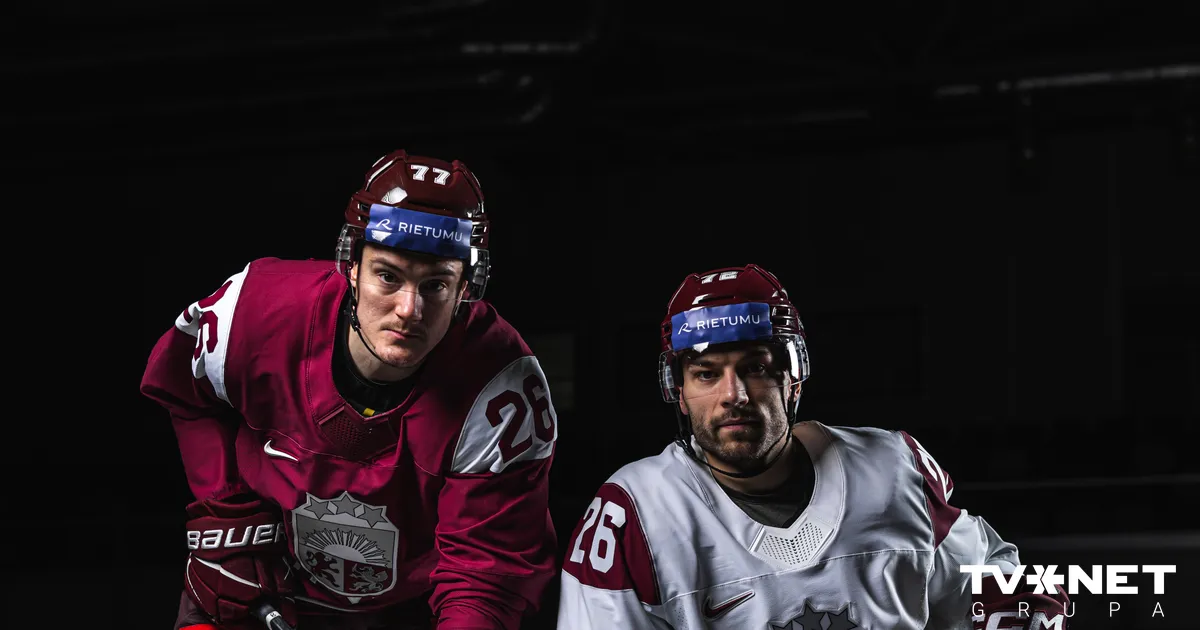 FOTO ⟩ Latvijas hokeja izlases krekli 2026. gada ziemas olimpiskajās spēlēs