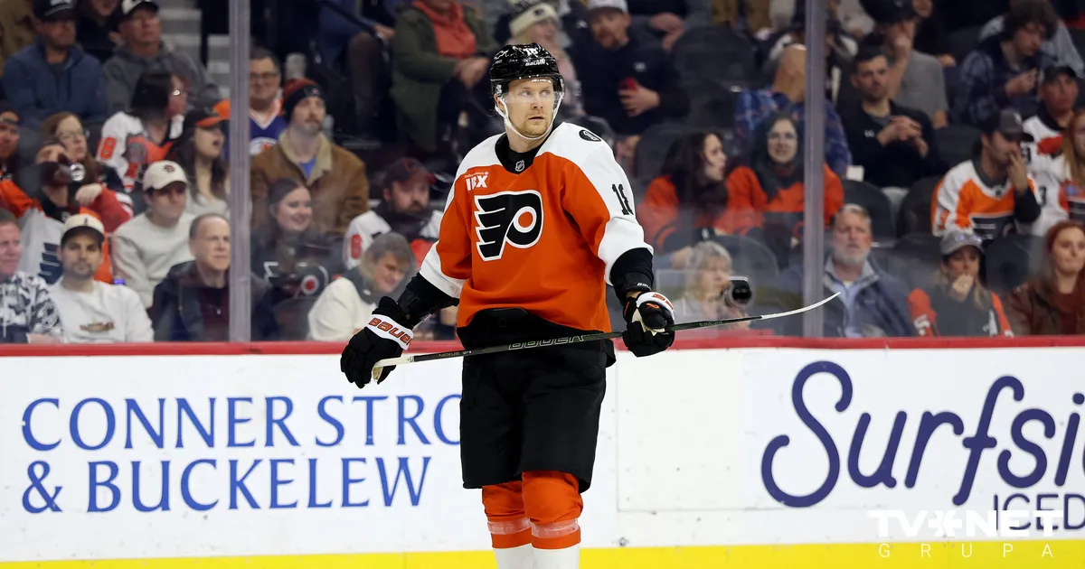 Ābols tiek pie pirmās rezultatīvās piespēles šosezon "Flyers" zaudējumā