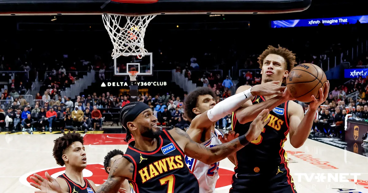 "Hawks" bez Porziņģa uzveic "76ers" - TVNET Sports