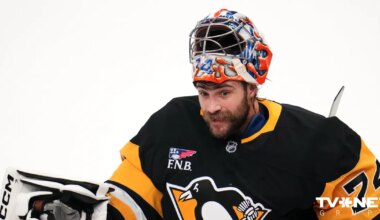 Šilovs un Merzļikins paliek rezervē: "Penguins" turpina zaudēt, bet "Blue Jackets" beidzot uzvar - Apollo.lv