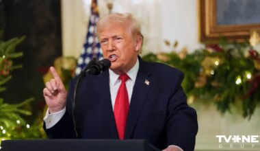 Tramps uzrunā tautai cildina sevi un ekonomiskajās problēmās vaino Baidenu