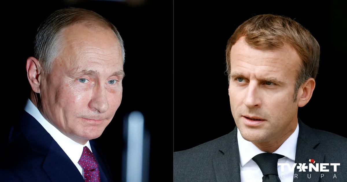 Putins ir gatavs tikties ar Makronu, paziņo Kremlis