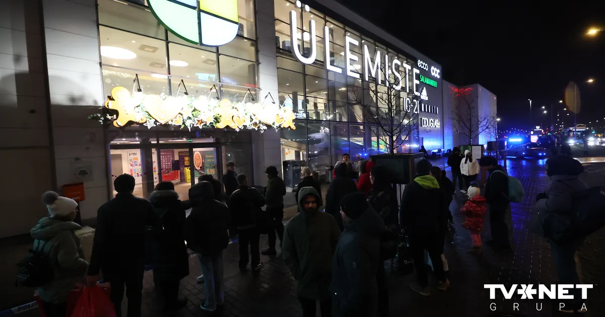 Tallinas tirdzniecības centrā noticis sprādziens