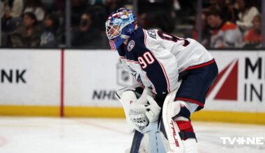 Merzļikins neglābj "Blue Jackets" no zaudējuma NHL spēlē