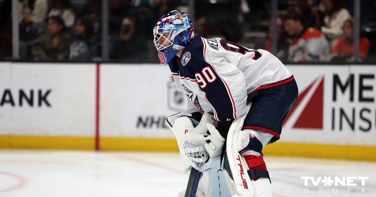 Merzļikins neglābj "Blue Jackets" no zaudējuma NHL spēlē