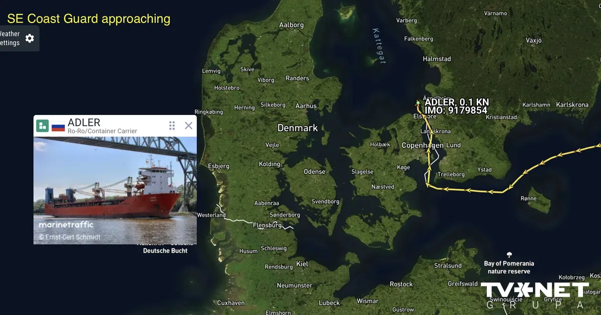 Zviedrijā aizturēts Krievijas kuģis, kura īpašnieks varētu būt iesaistīts ieroču transportēšanā karam pret Ukrainu