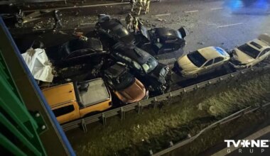 FOTO ⟩ Masveida avārija Polijā: iesaistīti 18 auto