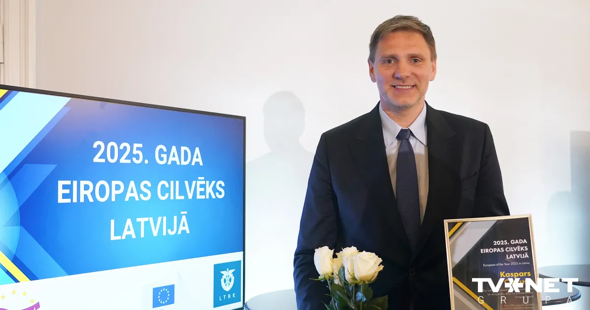 Nosaukts aizvadītā gada Eiropas cilvēks Latvijā