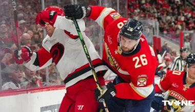 VIDEO ⟩ Balinska "Panthers" uzvar "Hurricanes". "Penguins" ar Šilovu rezervē piedzīvo zaudējumu