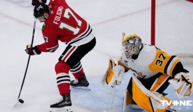 VIDEO ⟩ Šilovam 21 atvairīts metiens "Penguins" uzvarā. Merzļikins paliek rezervē