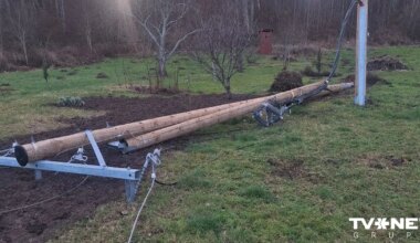 FOTO ⟩ "Sadales tīkls" novērsis 320 vētras izraisītos elektrotīkla bojājumus