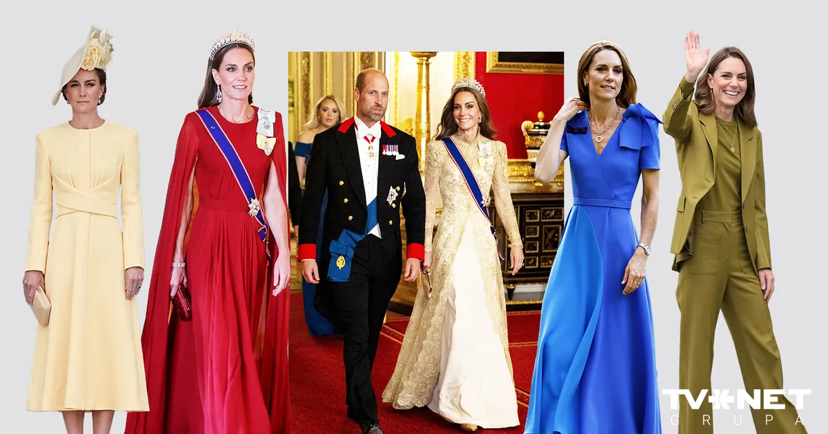 Velsas princeses stilīgākie tērpi 2025. gadā