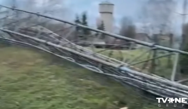 VIDEO ⟩ Uzņēmums atklāj jaunu informāciju par vēja nogāzto sakaru torni Lapmežciemā