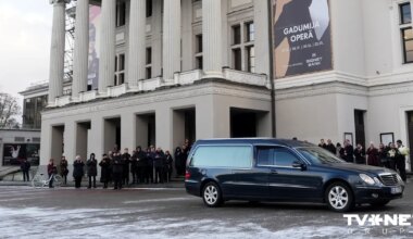 FOTO ⟩ Latvijas Nacionālajā operā atvadās no baletdejotāja, pedagoga un kinoaktiera Haralda Ritenberga