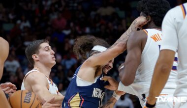 NBA par kautiņu diskvalificē Alvarado un Viljamsu