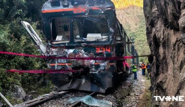 Pie Mačupikču notikusi vilcienu sadursme