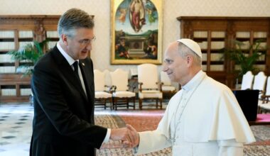 Vizītē Vatikānā ierodas Horvātijas premjerministrs