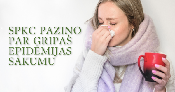 Slimību profilakses un kontroles centrs paziņo par gripas epidēmijas sākumu no 2025. gada 9. decembra