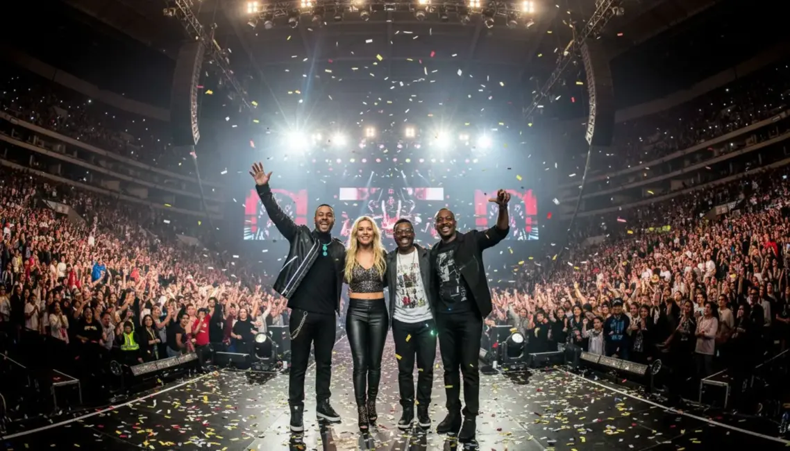 Leģendārie "Black Eyed Peas" pēc astoņu gadu pārtraukuma atkal kopā svin nozīmīgu notikumu