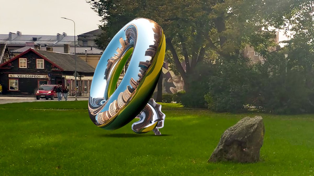 Liepājas dome atbalsta mākslinieka Salmaņa vides objekta izvietošanu pilsētā