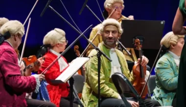 Vīnes Mocarta orķestris Rīgā: Mocarta mūzika atdzīvojas "Xiaomi arēnā"