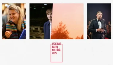 Kultūras izcilības godā: māksliniece Korpa, dizainers Ermičs un komponists Zaļupe saņem prestižās balvas