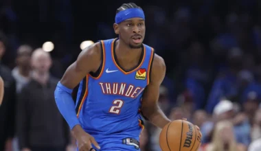 Gildžess-Aleksandrs kļūst par otro NBA basketbolistu, kurš 100 spēlēs pēc kārtas guvis vismaz 20 punktu