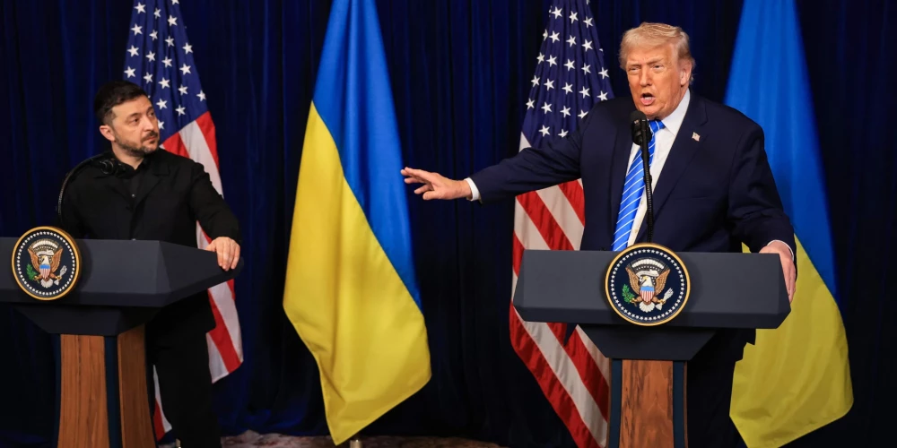 Zelenskis lūdzis Trampam sniegt Ukrainai drošības garantijas uz 30-50 gadiem. Tramps izteicies par krietni īsāku laiku