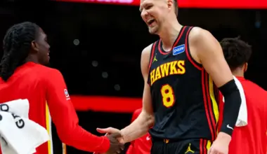 Porziņģis vareni atgriežas laukumā un palīdz "Hawks" saplosīt "Timberwolves", izbeidzot kluba "melno sēriju"