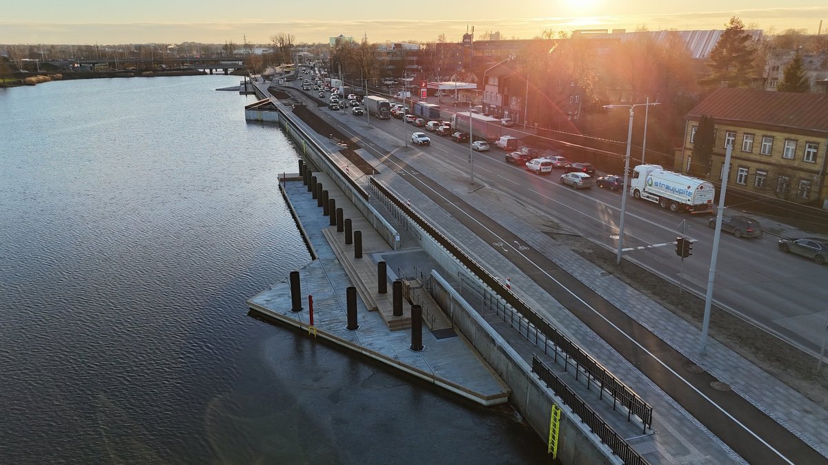Noslēgusies divus gadus ilgā Mūkusalas promenādes pārbūve