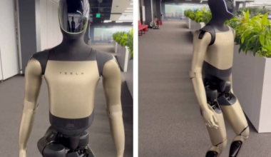 Krāpšana? Tesla robotā atklāts cilvēks