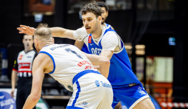 "Ogrei" panākums 50 minūtēs, pirmo reizi kopš 2022. gada uzveicot Igaunijas flagmani – Basketbols – Sportacentrs.com