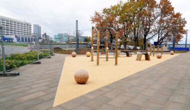 Decembra beigās iedzīvotājiem varētu atvērt Mūkusalas ielas krasta promenādi :: Dienas Bizness