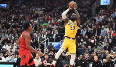 Lebrons ar piespēli uz uzvaras metienu pārtrauc nepilnus 19 gadus ilgo rekordsēriju – Basketbols – Sportacentrs.com