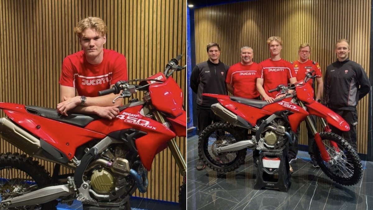 Edvards Bidzāns uzsāks sezonu ar "Desmo MX450"