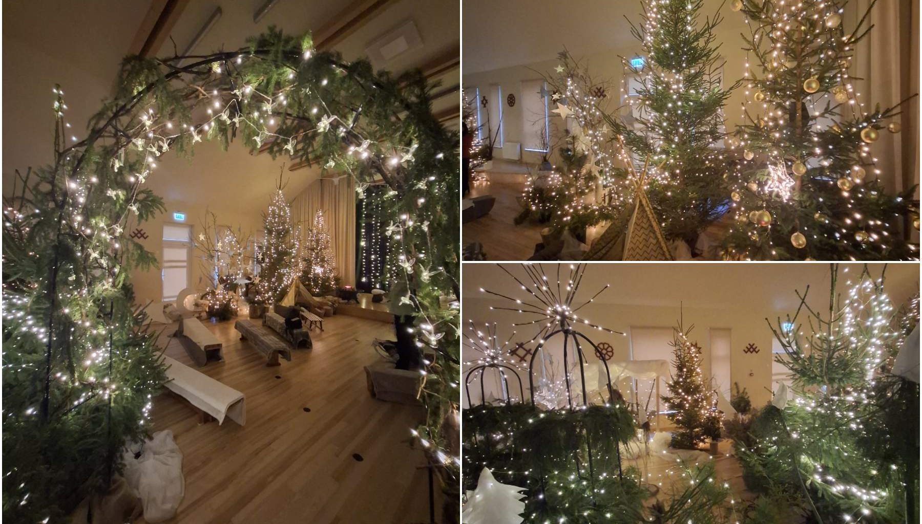 FOTO. Bērnudārzs, par kuru runā visa Latvija – tik grezna Ziemassvētku pasaka, šķiet, citviet nav redzēta