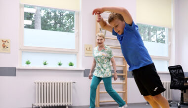 Bērnu un jauniešu veselības pārbaudes sportā / Diena