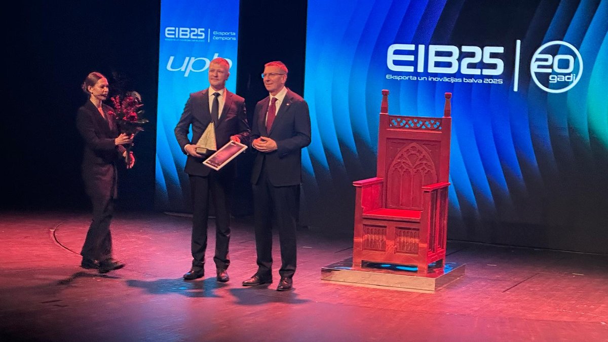 Pasniegti valsts augstākie apbalvojumi uzņēmējdarbībā – Eksporta un inovācijas balva