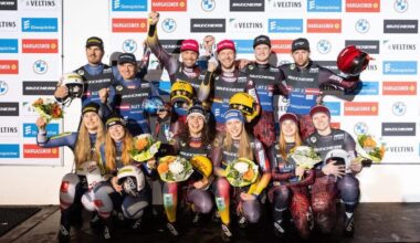 Latvijas kamaniņu braucēji tiek pie medaļas pirmajā dienā Vinterbergā