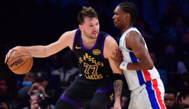 "Lakers" zaudējums mājās, Filadelfija pagarinājumā uzvar ar pēdējo sekunžu trejaci – Basketbols – Sportacentrs.com