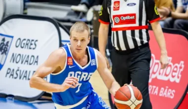 BK “Ogre” nodrošina vietu “Užavas” Latvijas kausa ceturtdaļfinālā pēc aizraujošas cīņas Jēkabpilī