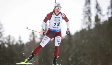 Baiba Bendika 27. vietā Austrijas sprintā, pārvarot šaušanas kļūdas