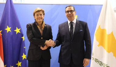 Ārlietu ministre B. Braže Nikosijā: augstu novērtēju, ka atbalstu Ukrainai Kipra izvirzījusi kā vienu no savas prezidentūras ES Padomē prioritātēm