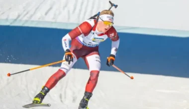 Biatlonists Edgars Mise ieņem 49. vietu IBU kausa posmā Itālijā