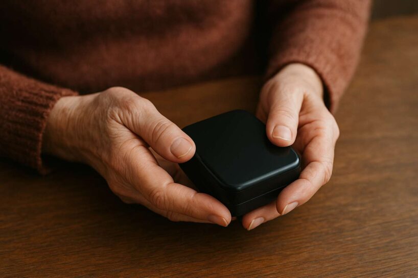 Uzdāvināju viņiem "radio aukli" kā mājienu par mazbērniem; tajā dzirdēju vedeklas vārdus