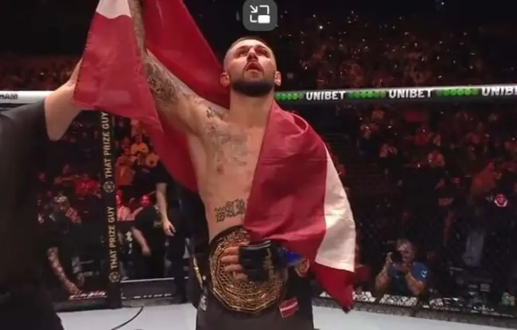 Čižovs triumfē PFL Eiropas čempionātā un pauž lepnumu par Latviju